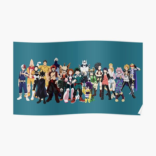 Class 1A - My Hero Academia Poster