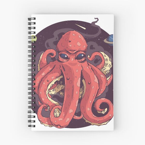 Item preview, Space Octopus squirting ink designed and sold by Bubsart78.