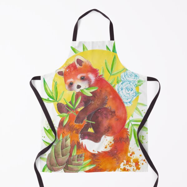 Item preview, Red Panda mit Bamboo Shoot designed and sold by YumePeachyPie.