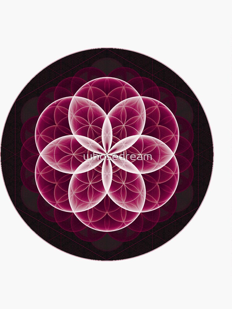 "Seed of Life,meditation,yoga,zen" Sticker for Sale by whosedream