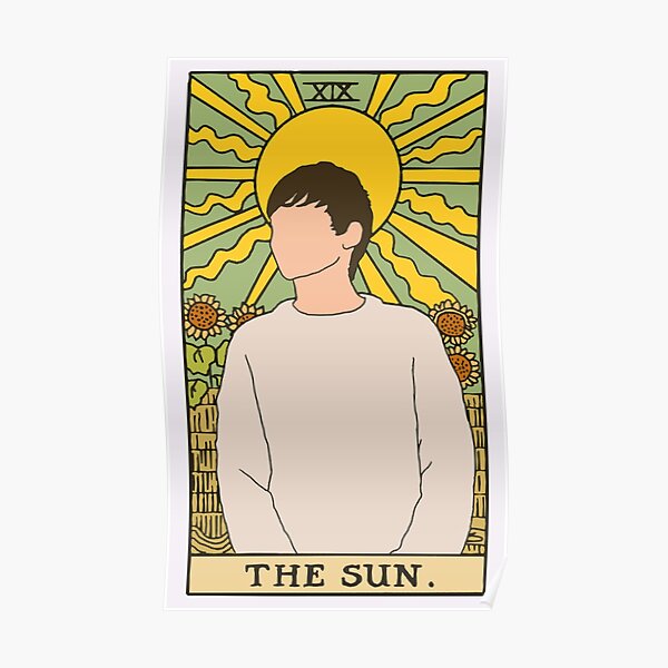 louis tomlinson tarot card Poster