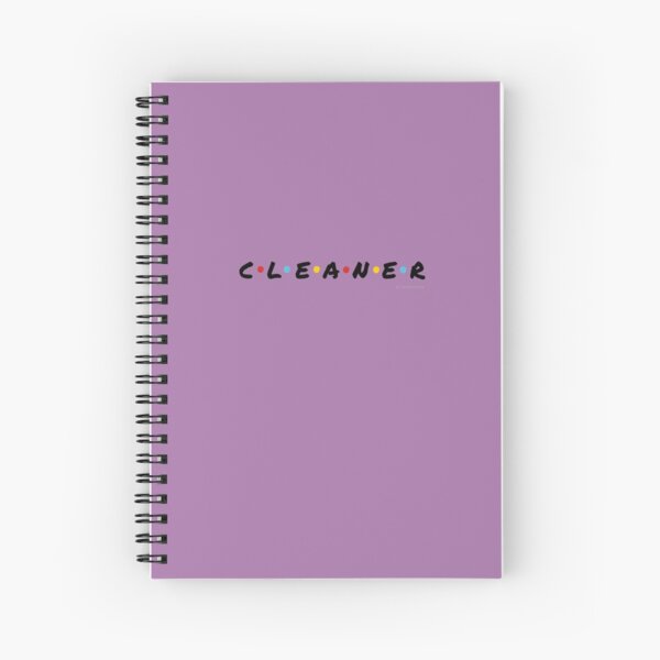 CLEANER - Funny Cleaning Shirts and Gifts Spiral Notebook