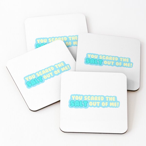 Item preview, Aquamarine Quote "You Scared the Salt Out of Me!" designed and sold by emmabarclay.