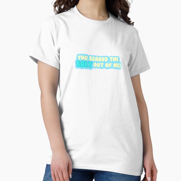 Item preview, Aquamarine Quote "You Scared the Salt Out of Me!" designed and sold by emmabarclay.
