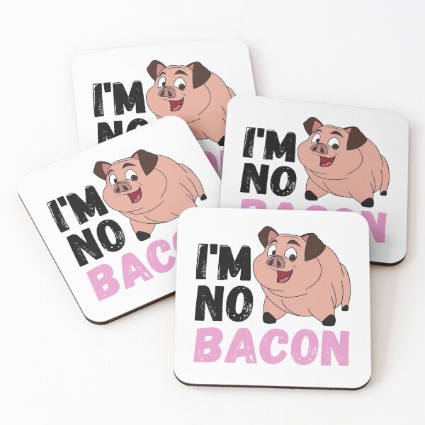 Item preview, Im no bacon funny bacon quote designed and sold by OneTimeEngineer.