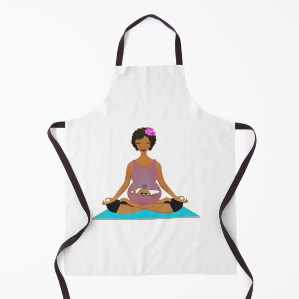 Item preview, Pregnant woman practicing yoga designed and sold by Meryem Mamouni.