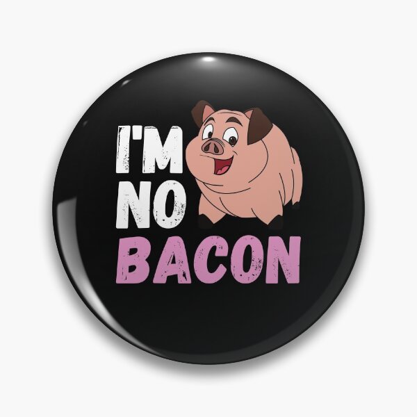 Item preview, Im no bacon funny bacon quote designed and sold by OneTimeEngineer.