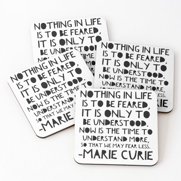 Item preview, Marie Curie Quote designed and sold by EvolutionWisdom.