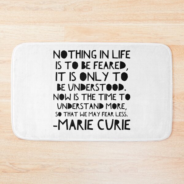 Item preview, Marie Curie Quote designed and sold by EvolutionWisdom.