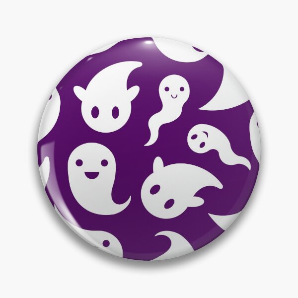 Item preview, Spooky Cartoon Ghost Halloween Pattern designed and sold by MillerDesigns.