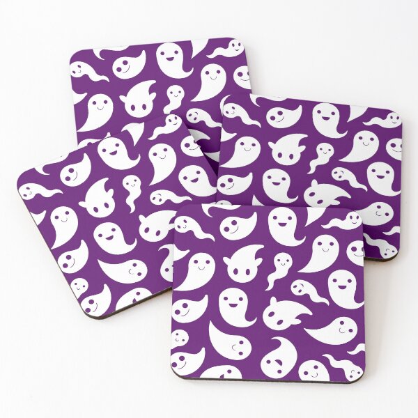 Item preview, Spooky Cartoon Ghost Halloween Pattern designed and sold by MillerDesigns.