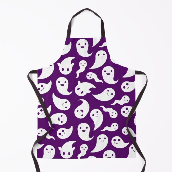 Item preview, Spooky Cartoon Ghost Halloween Pattern designed and sold by MillerDesigns.