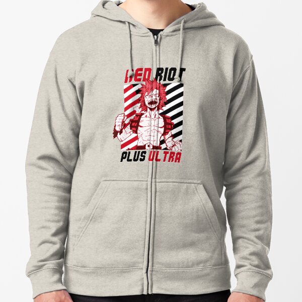 Eijiro Kirishima (Red Riot) PLUS ULTRA Zipped Hoodie