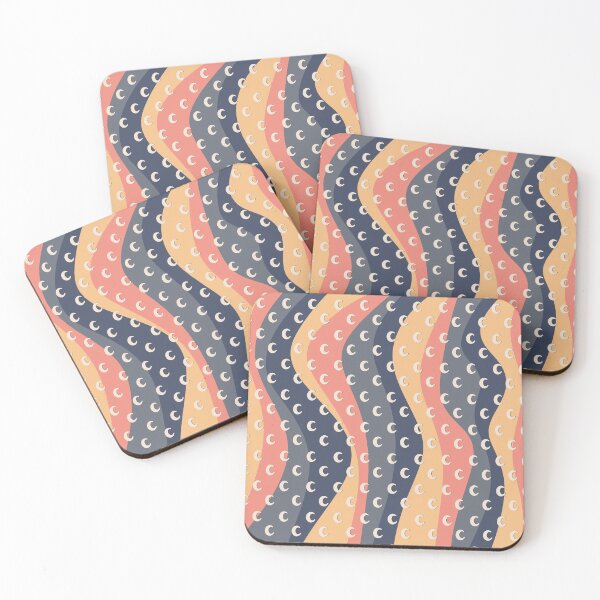 Item preview, retro moon pattern designed and sold by lunassketches.