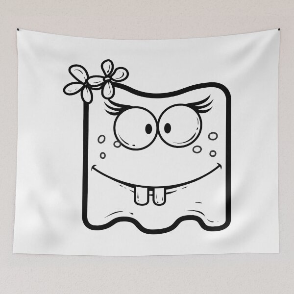 Item preview, Cutie Monster (BW) designed and sold by caj-trixie.