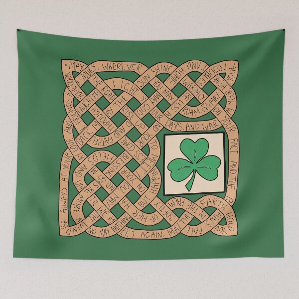 Item preview, Irish Blessings Celtic Knotwork designed and sold by Ladyofcats.