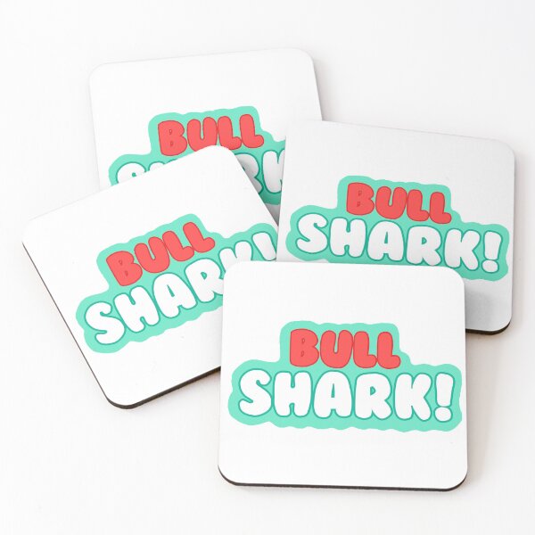Item preview, Aquamarine Quote "Bull Shark!" designed and sold by emmabarclay.