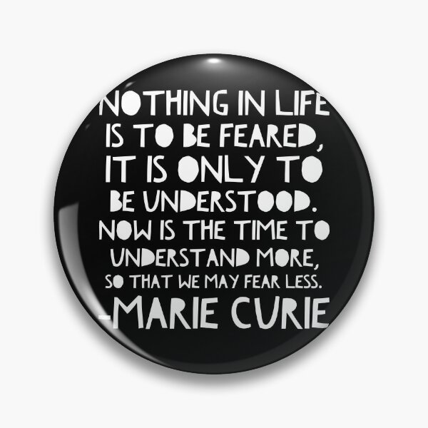 Aperçu de l'œuvre Marie Curie Quote créée et vendue par EvolutionWisdom.