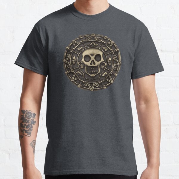 Pirates Of The Caribbean Skull Crossbones White Pinstripe Baseball Jersey -  T-shirts Low Price