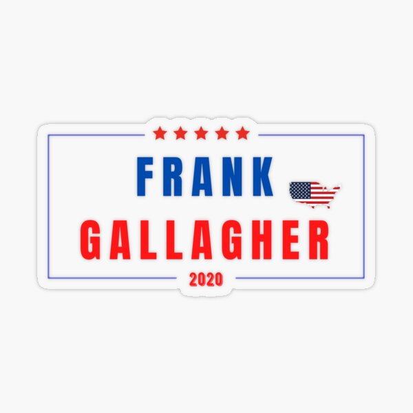 GO FRANK !, concept électoral Sticker transparent