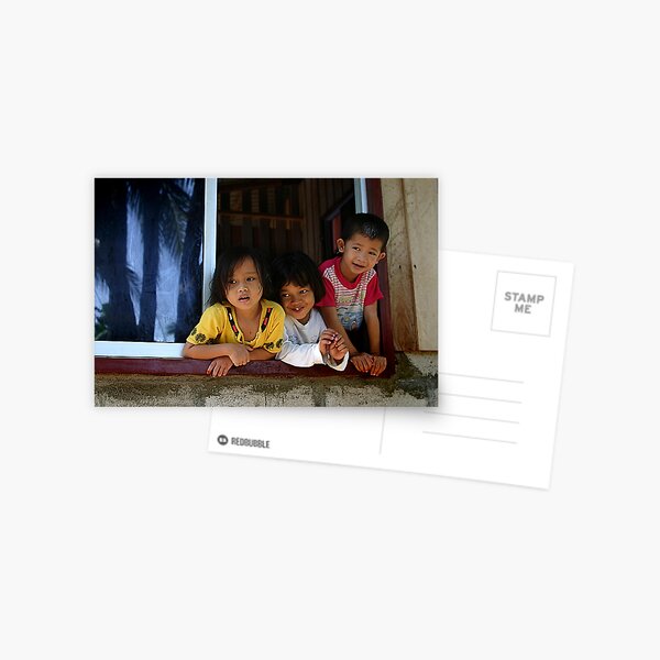 Bornese children Postcard