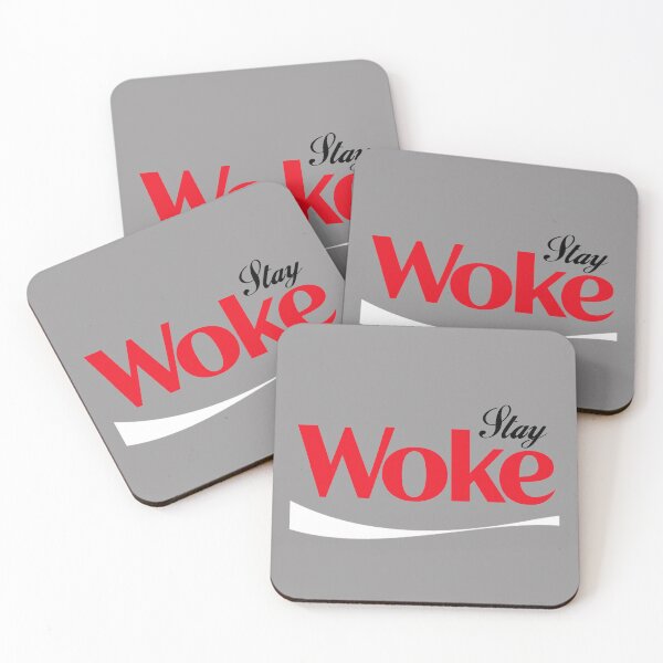 Item preview, Stay Woke Soda Logo Parody designed and sold by YabYumShop.