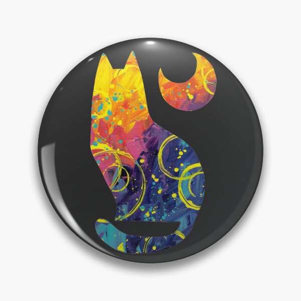 Item preview, Abstract Colorful Rainbow Cat designed and sold by kattvalk.