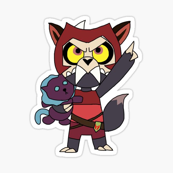 King as catra Sticker