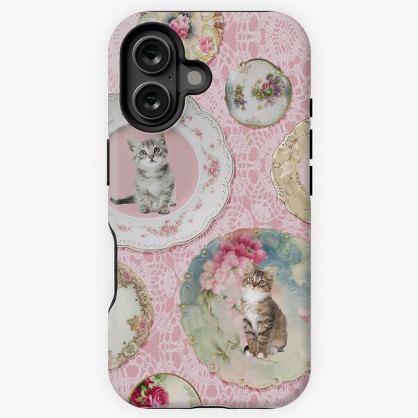 Vista previa del artículo con la obra «Platos para gatitos y gatos de escuela de brujería en encaje Umbridge», diseñado y vendido por gunsnhoney.