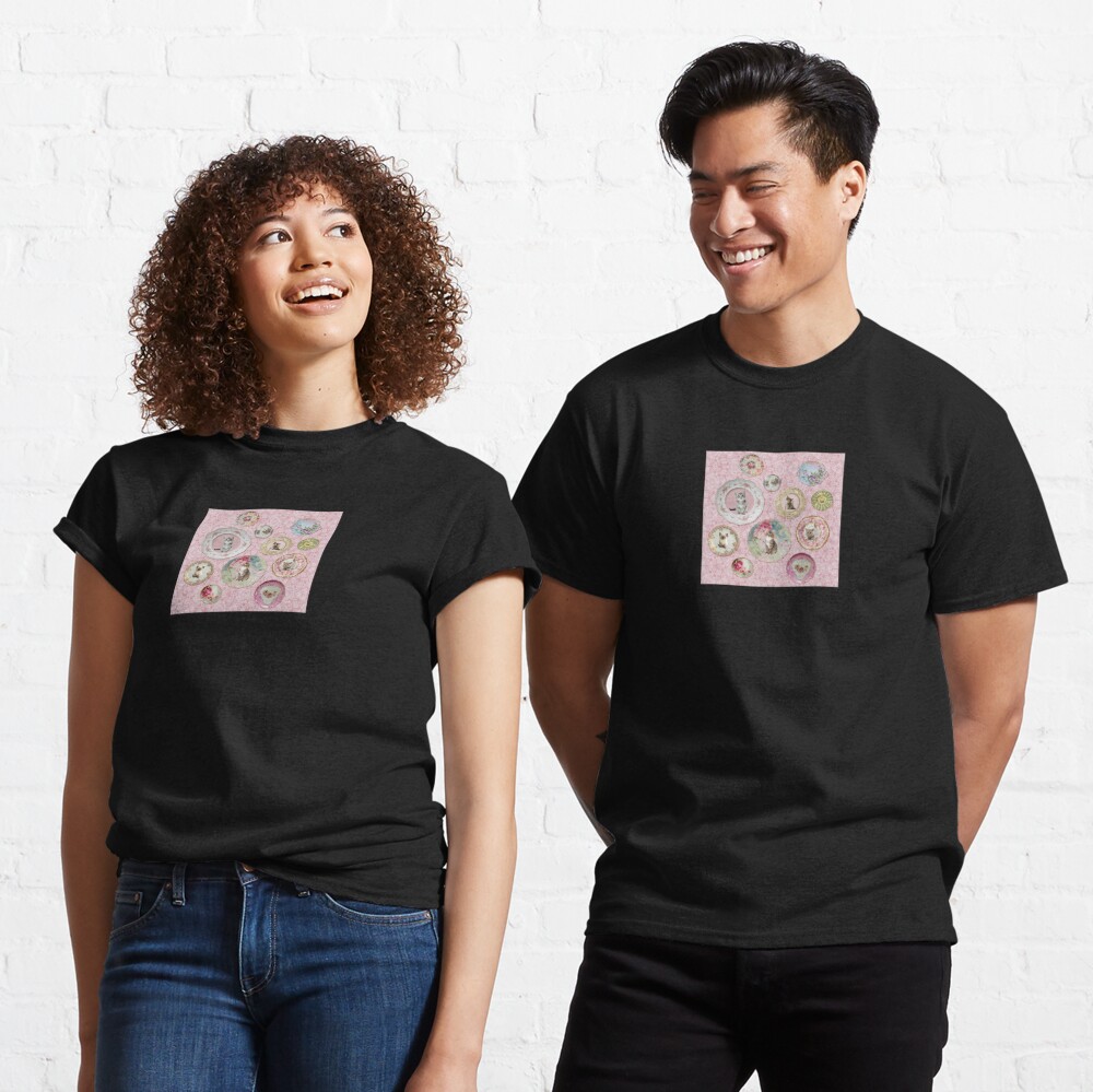 T Shirt Assiettes Pour Chaton Et Chat De L Ecole De Sorcellerie Sur Dentelle Ombragee Par Gunsnhoney Redbubble