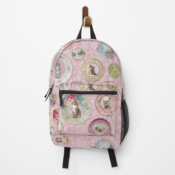 Witchcraft School Kitten & Cat Plates on Umbridge Lace Backpack