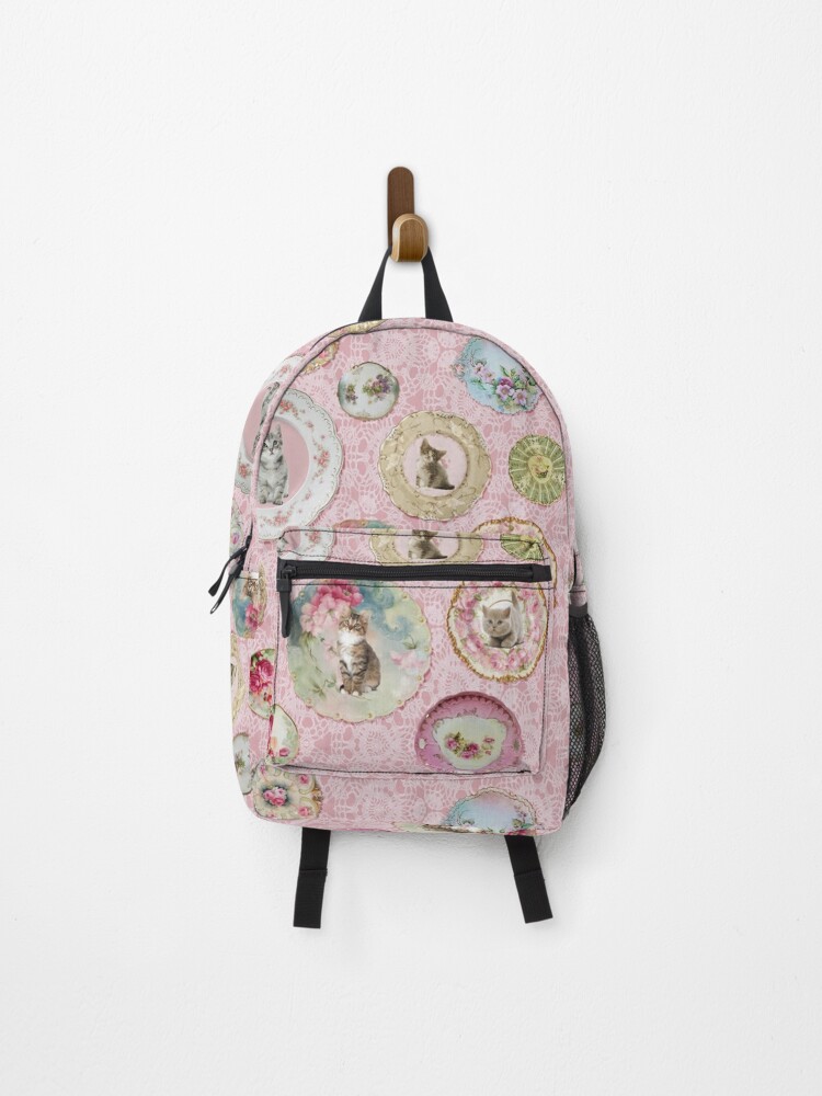 Witchcraft School Kitten & Cat Plates on Umbridge Lace | Backpack