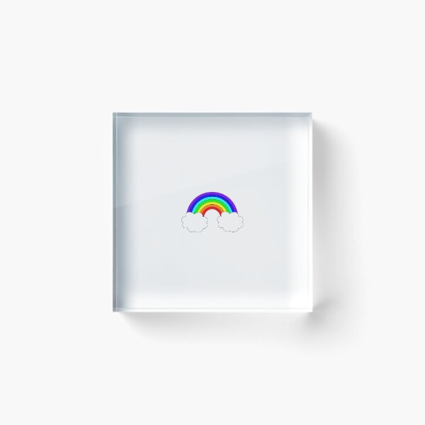 Item preview, rainbow with clouds designed and sold by schmoneyyy.