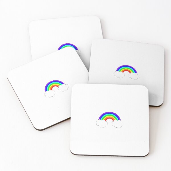 Item preview, rainbow with clouds designed and sold by schmoneyyy.