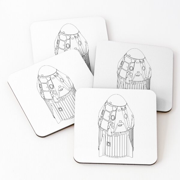 Item preview, Spacex Dragon 2 designed and sold by AeroGeekTees.