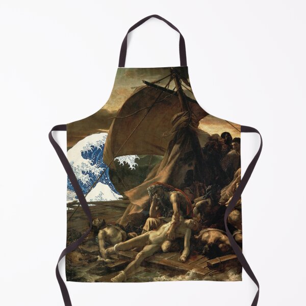 Item preview, Subtly Ruined The Raft of the Medusa - Hokusai Great Wave designed and sold by weavernap.