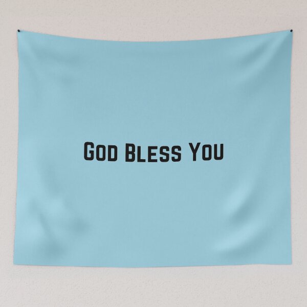 Item preview, God Bless You (Black) designed and sold by OneCherubim.