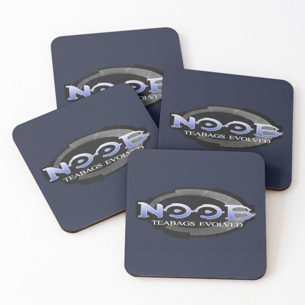 Item preview, NOOB Teabags Evolved Retro Gaming Logo Parody designed and sold by YabYumShop.