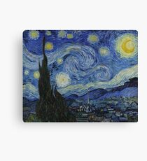 Vincent Van Gogh - Starry Night, Impressionism .Starry Night, 1889 Canvas Print