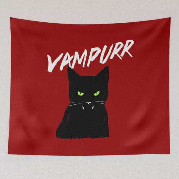 Item preview, Vampire Cat | Vampurr Halloween Kitty designed and sold by Kittyworks.