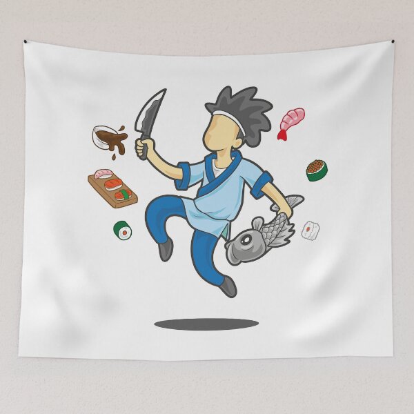 Item preview, Sushi Chef | Itamae designed and sold by Sasha-Arts.