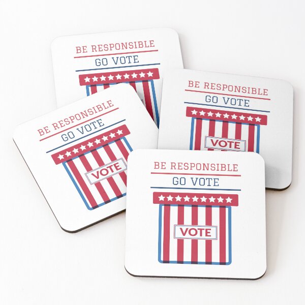 Item preview, Us Elections "Go vote" American Flag Colors designed and sold by TamGustam.