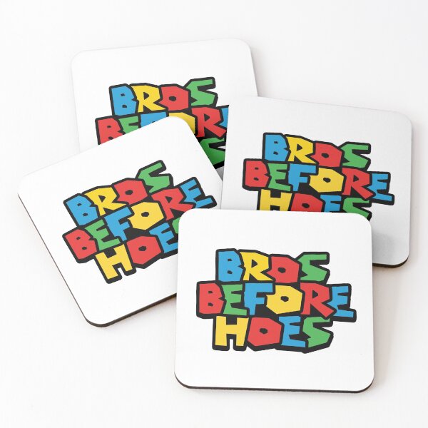 Item preview, Bros Before Hoes Retro Gaming Logo Parody designed and sold by YabYumShop.