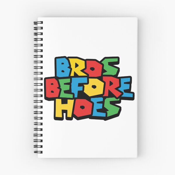Item preview, Bros Before Hoes Retro Gaming Logo Parody designed and sold by YabYumShop.
