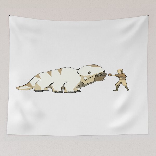 Item preview, Young Aang Feeding Appa designed and sold by beckahbrooks.