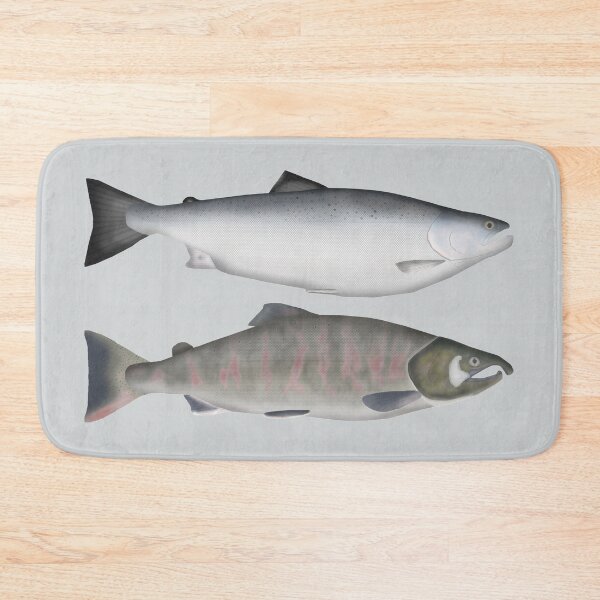 Item preview, Masu Salmon Ocean and Spawning Phases designed and sold by fishfolkart.