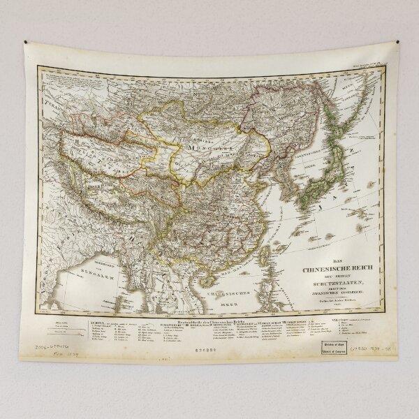 Item preview, Map of China and Japan (1833) designed and sold by allhistory.