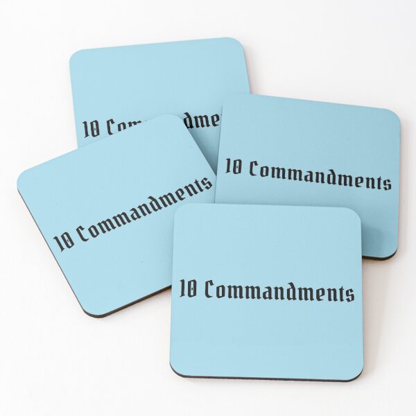 Item preview, 10 Commandments (Black) designed and sold by OneCherubim.