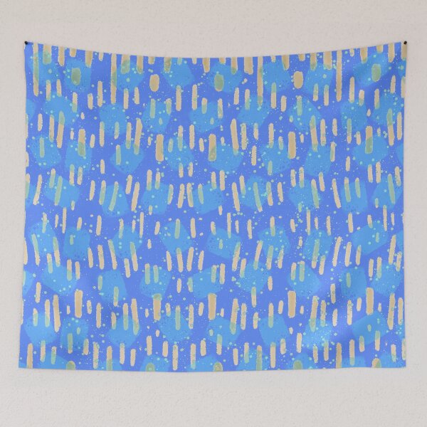 Item preview, ocean block print designed and sold by alisonbbentley.