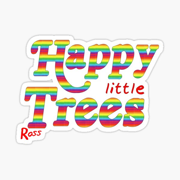 Bob Ross Painter Stickers Redbubble - bob ross roblox sticker